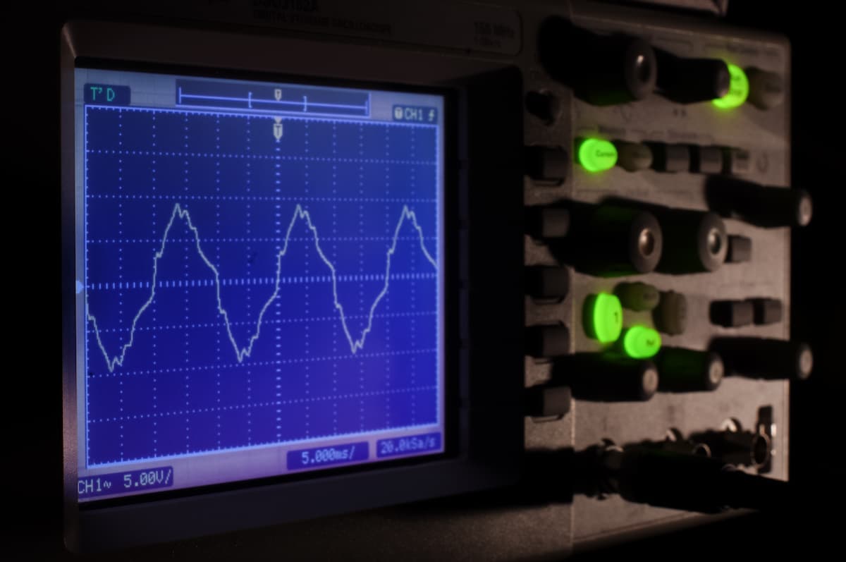 SignalScope waveform analysis.
