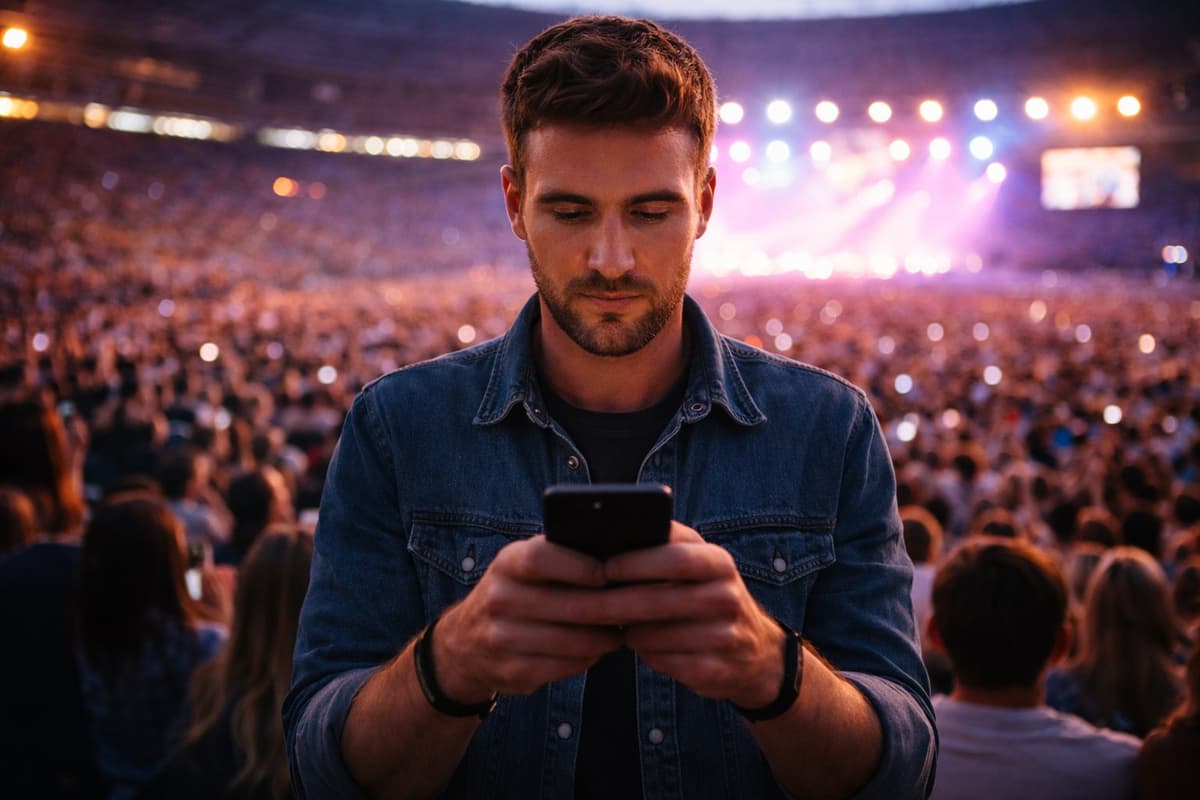 Operator in a field communications environment.